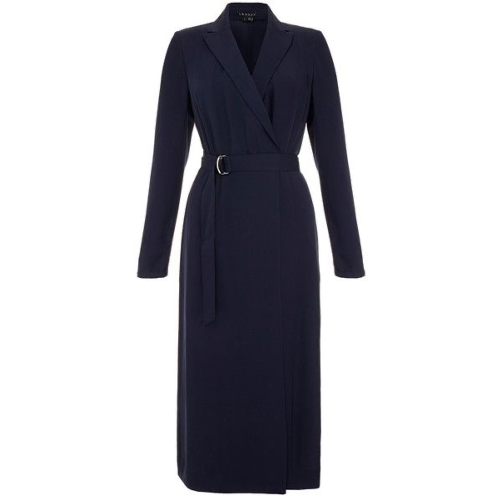 Theory Women's Long Sleeve Dress - Black